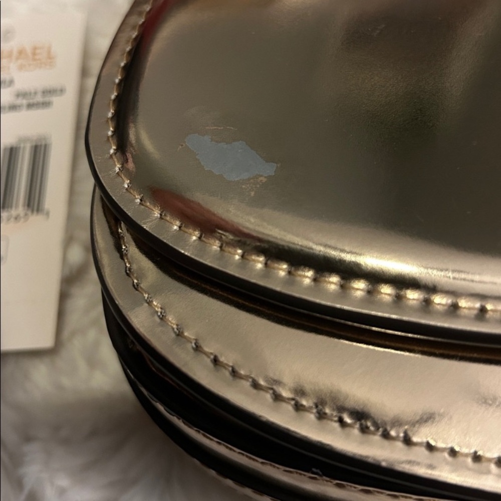 Michael Kors Metallic Gold Clutch - Picture 2 of 5